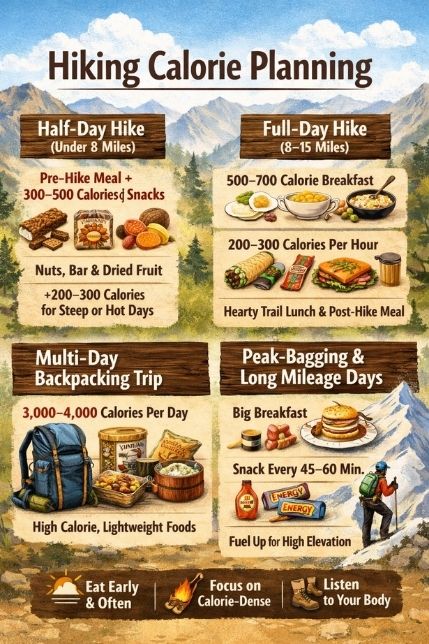 Hiking Calorie Planning