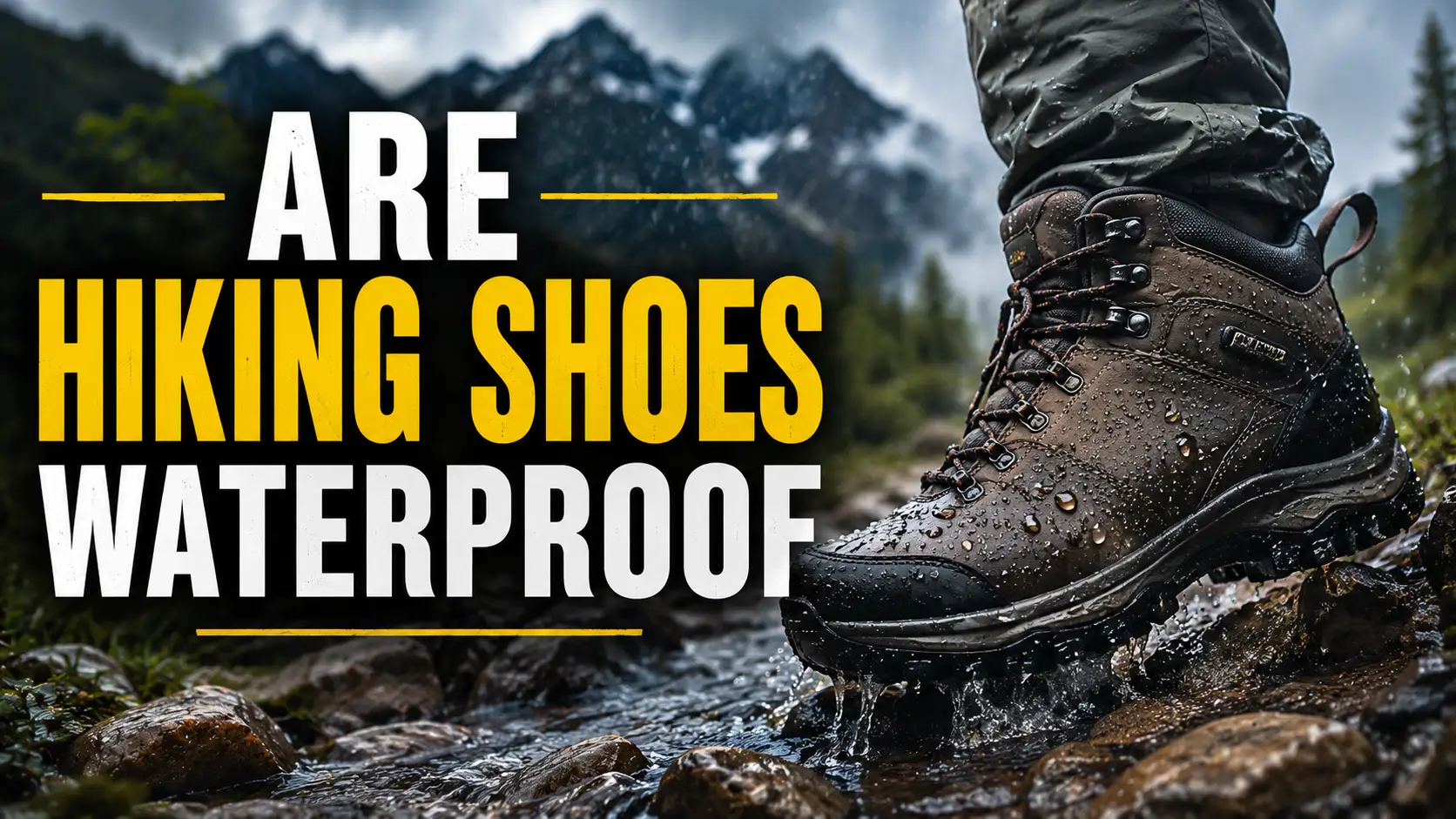 Are Hiking Shoes Waterproof