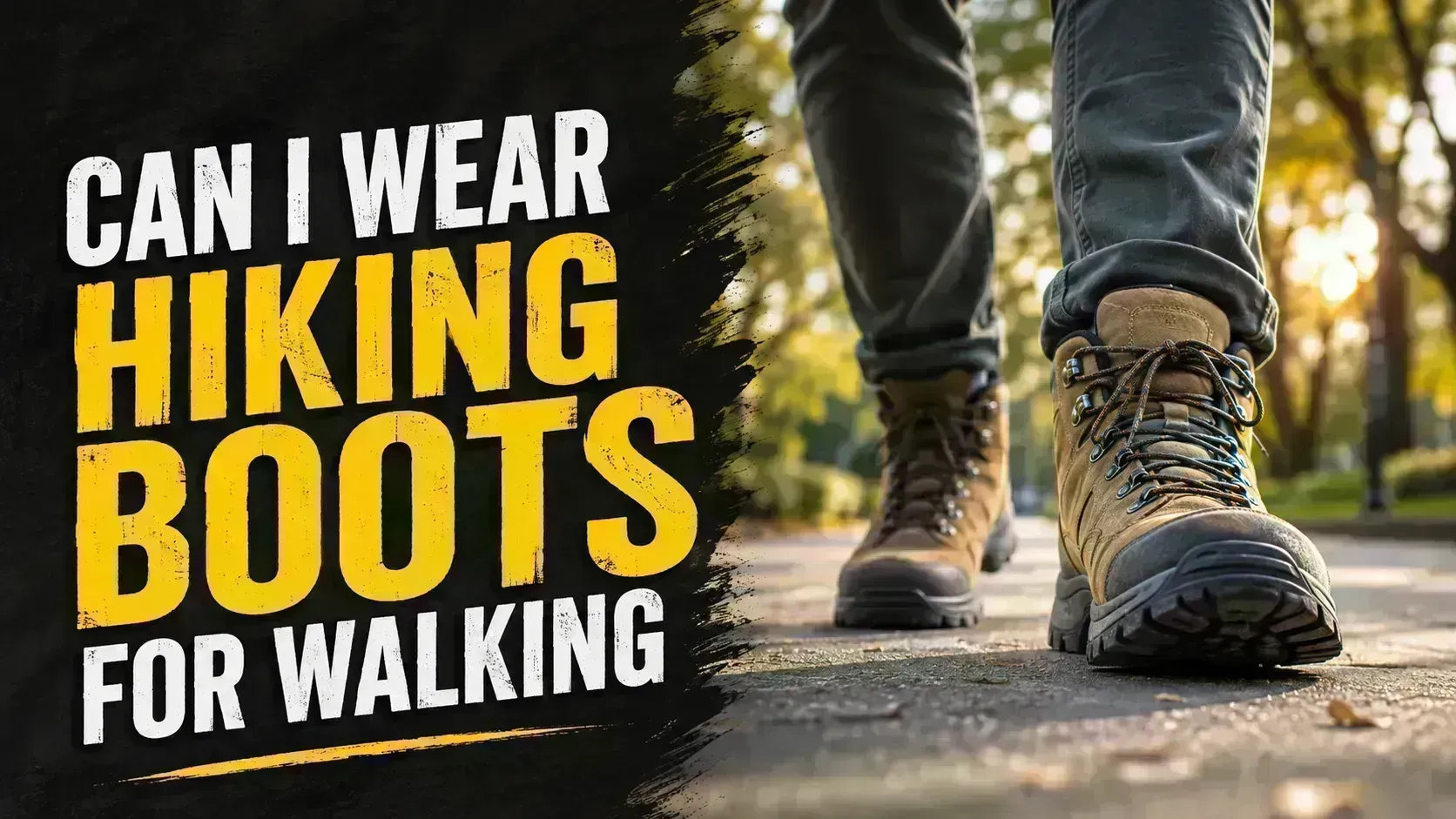 Can I Wear Hiking Boots for Walking