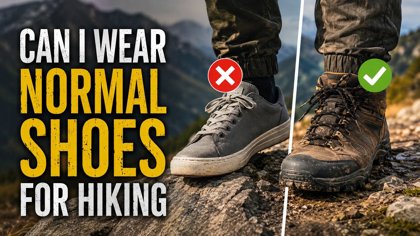 Can I Wear Normal Shoes for Hiking