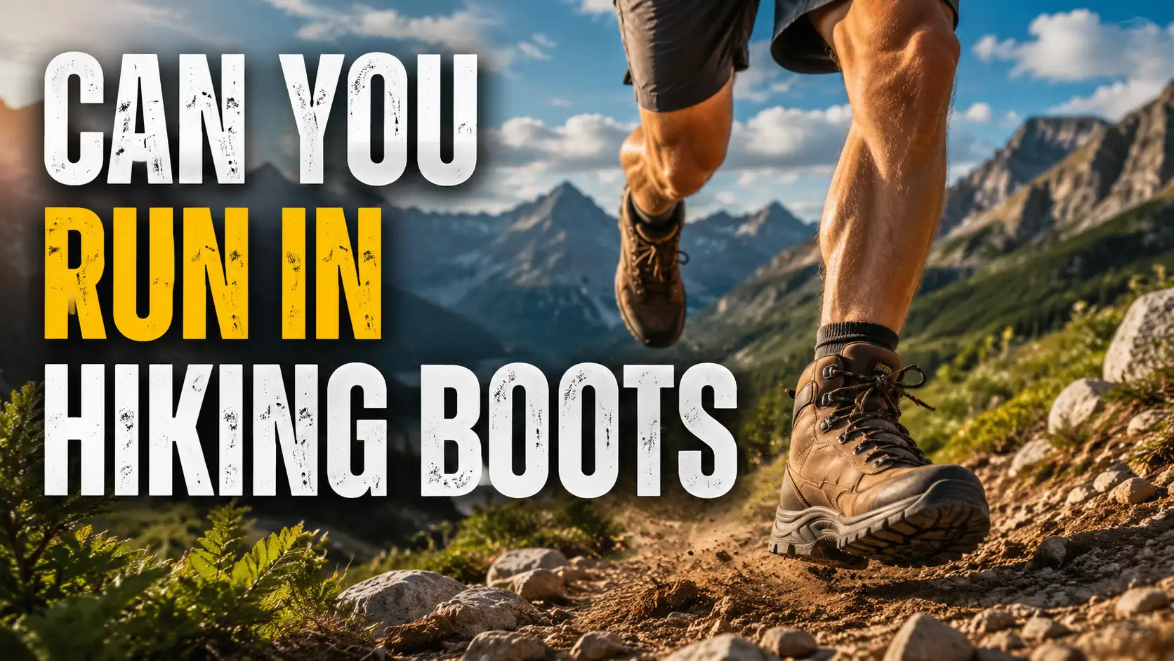 Can You Run in Hiking Boots
