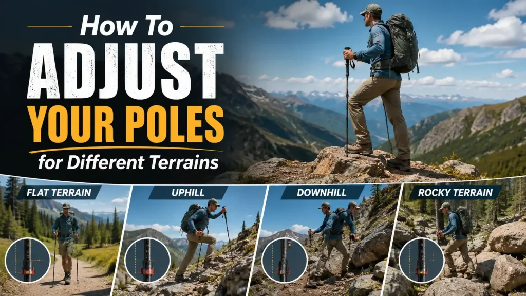 How To Adjust Your Poles for Different Terrains