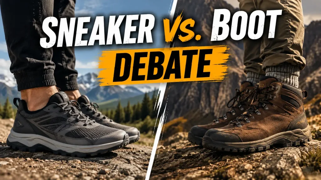 Sneaker vs. Boot Debate