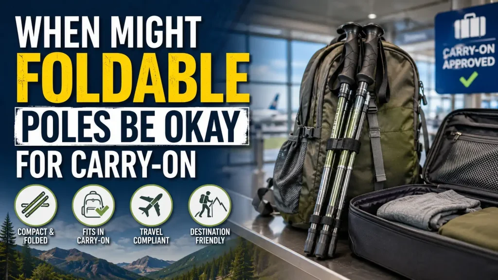 When Might Foldable Poles Be Okay for Carry-On