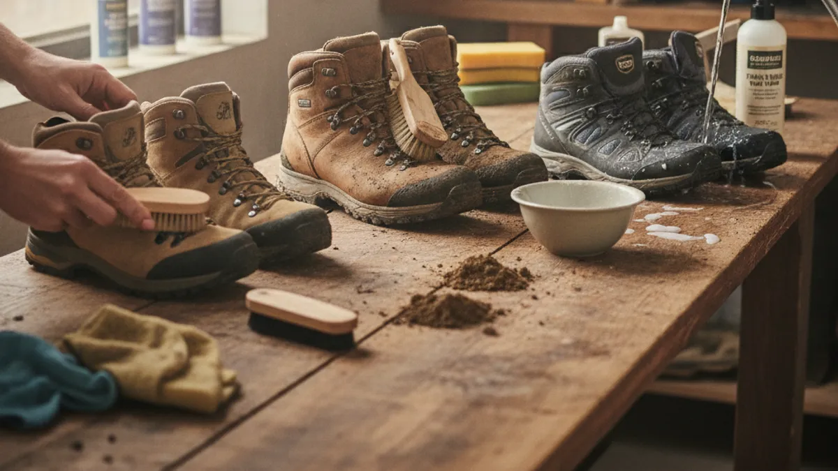 Cleaning Different Boot Materials