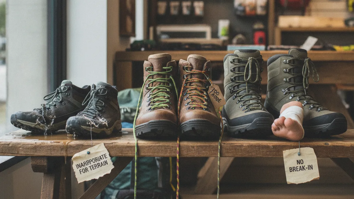 Common Mistakes When Buying Hiking Boots