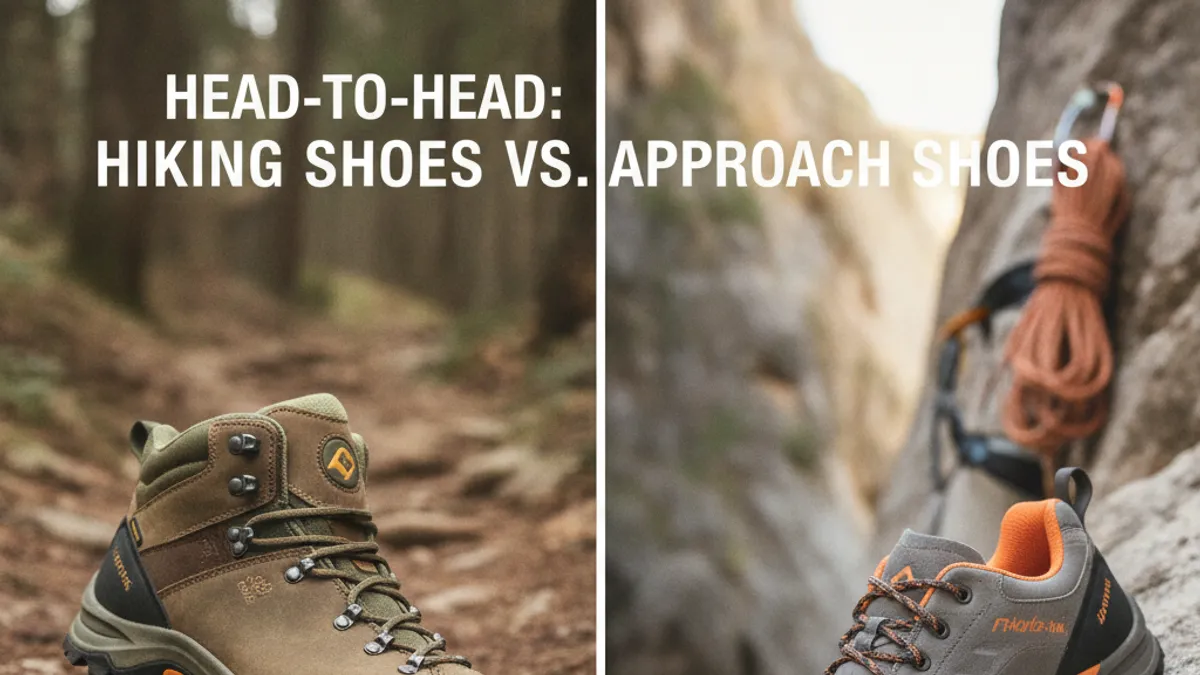 Head-to-Head: Hiking Shoes vs. Approach Shoes