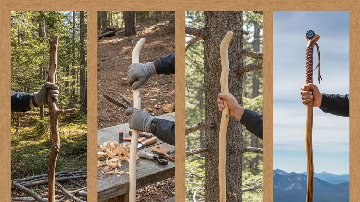 Step-by-Step: Building Your Own Hiking Staff