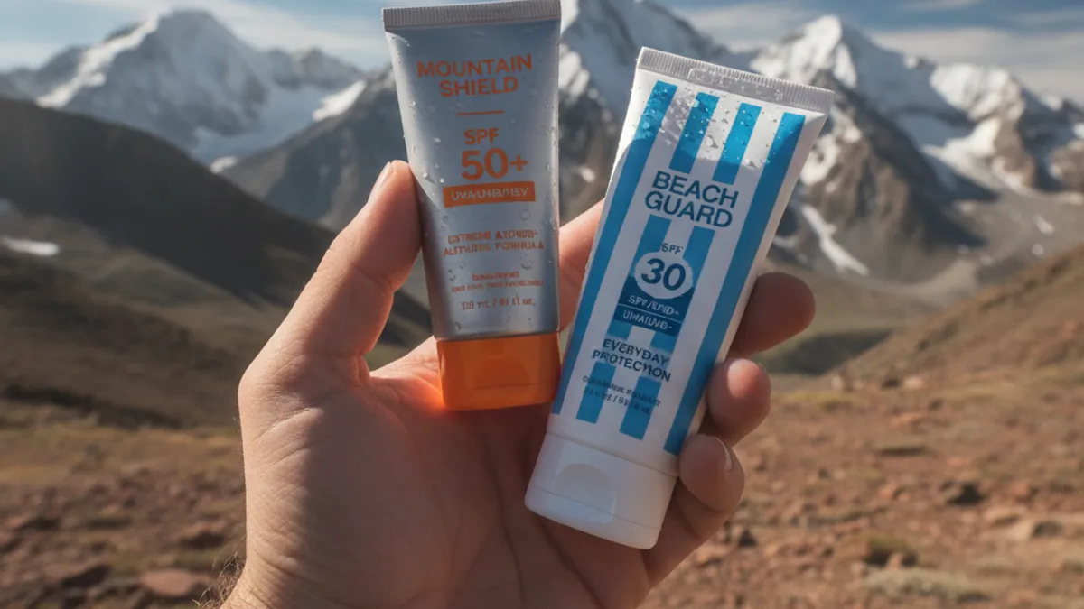 Why Sunscreen is Different Up High