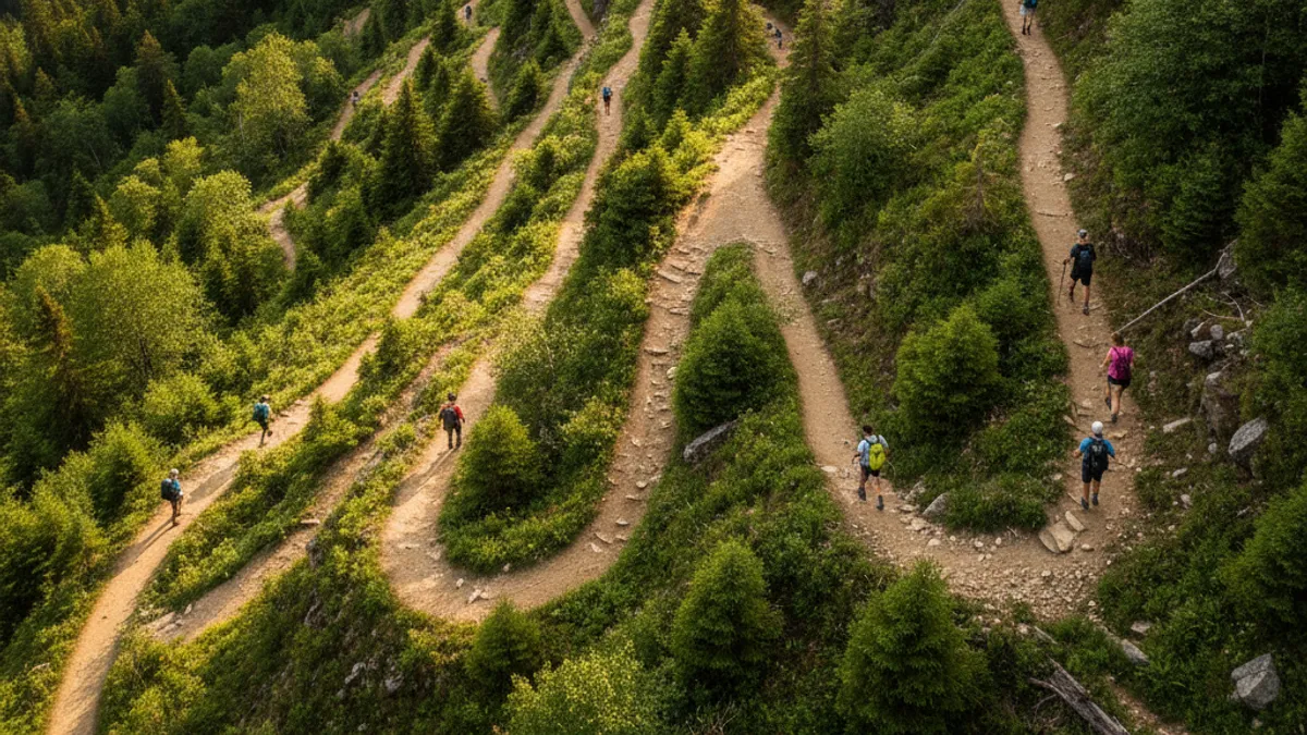 Why Trails Use That Zig-Zag Pattern