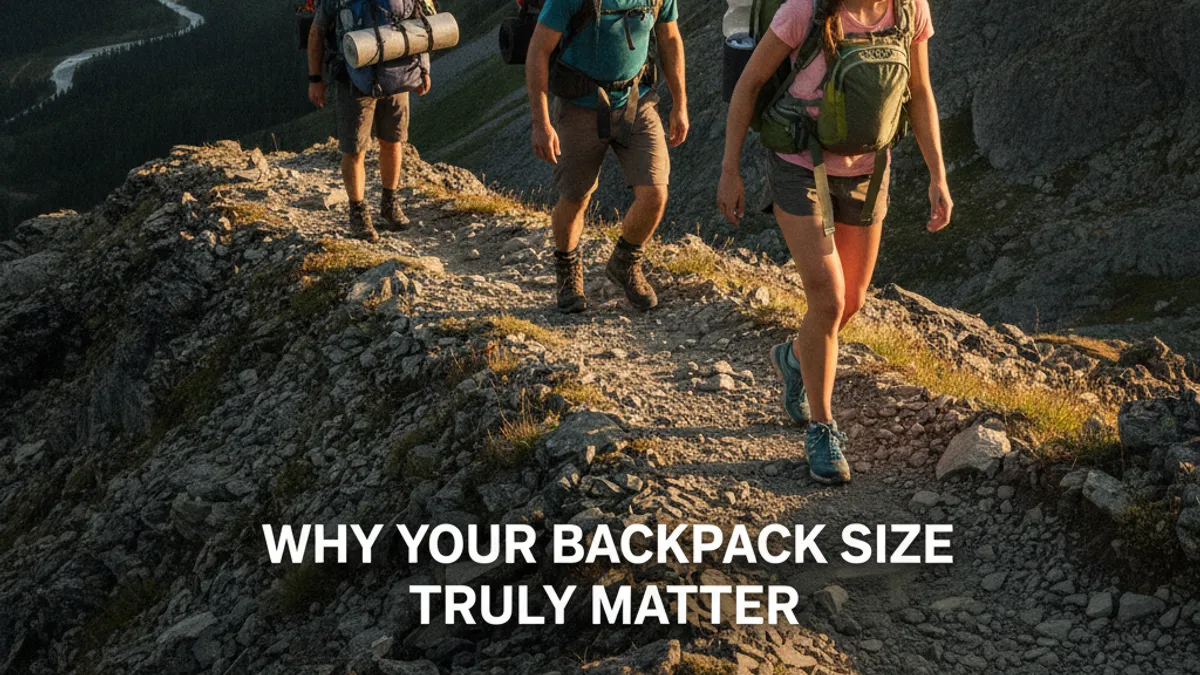 Why Your Backpack Size Truly Matters