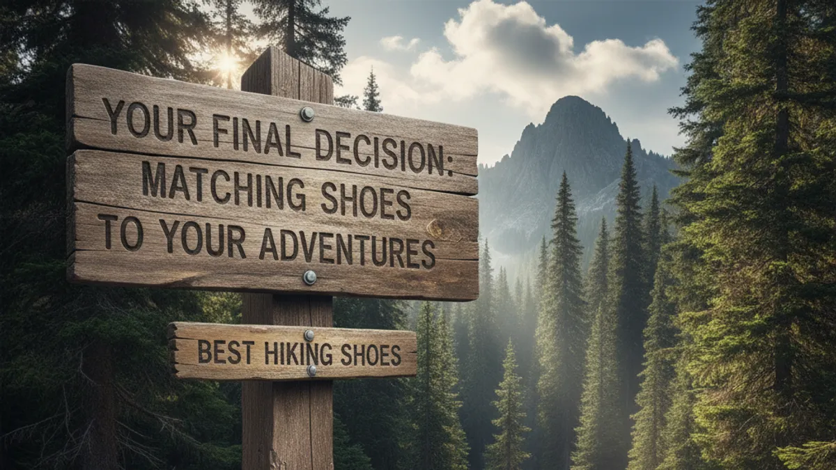 Your Final Decision: Matching Shoes to Your Adventures