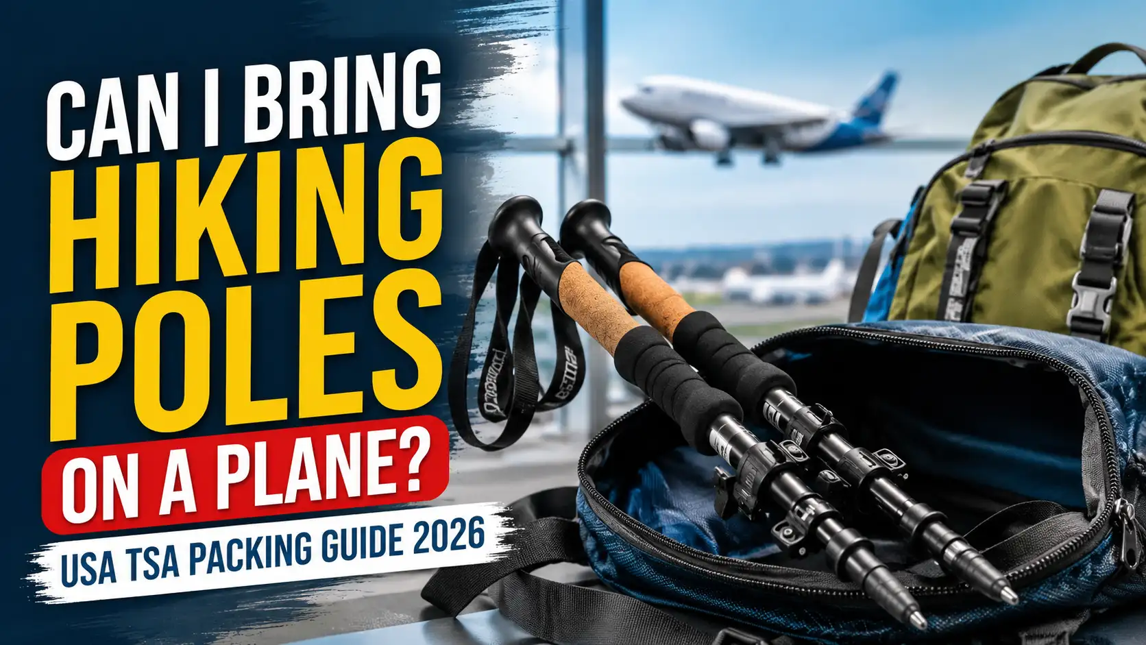 Can I Bring Hiking Poles on a Plane