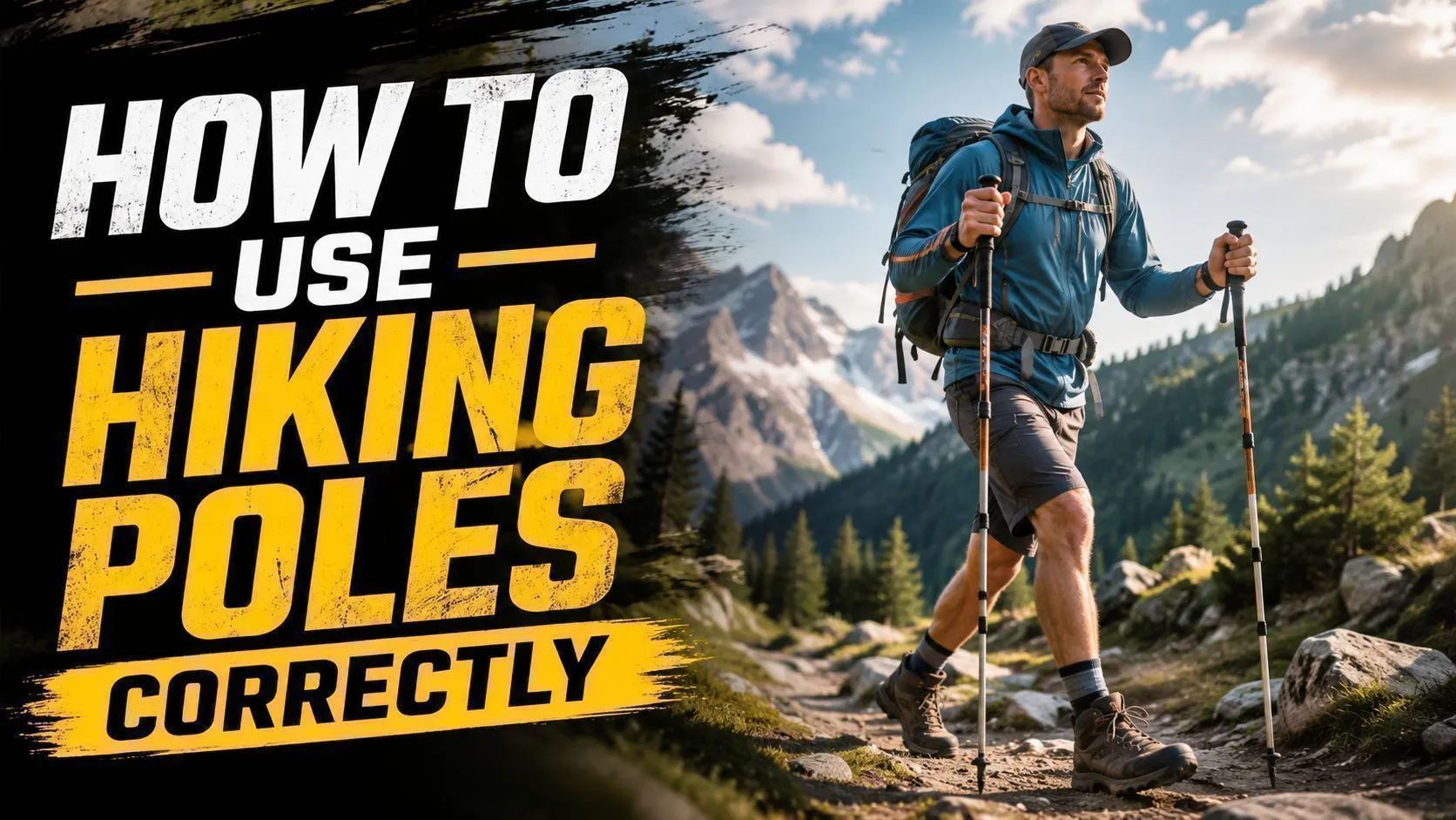 How to Use Hiking Poles Correctly