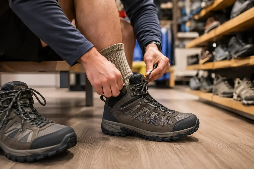 How to fit hiking shoes and hiking boots correctly