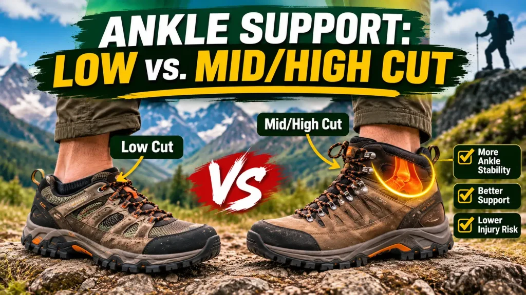 Ankle Support Low vs. Mid-High Cut