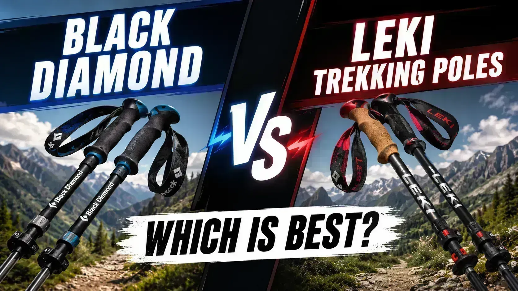 Black Diamond Vs Leki Trekking Poles