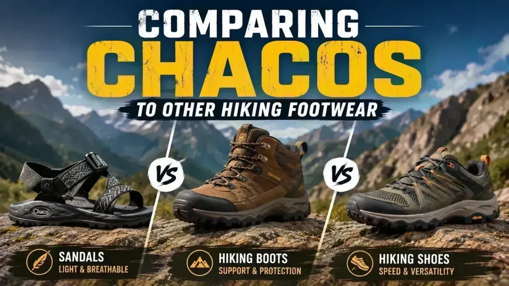 Comparing Chacos to Other Hiking Footwear