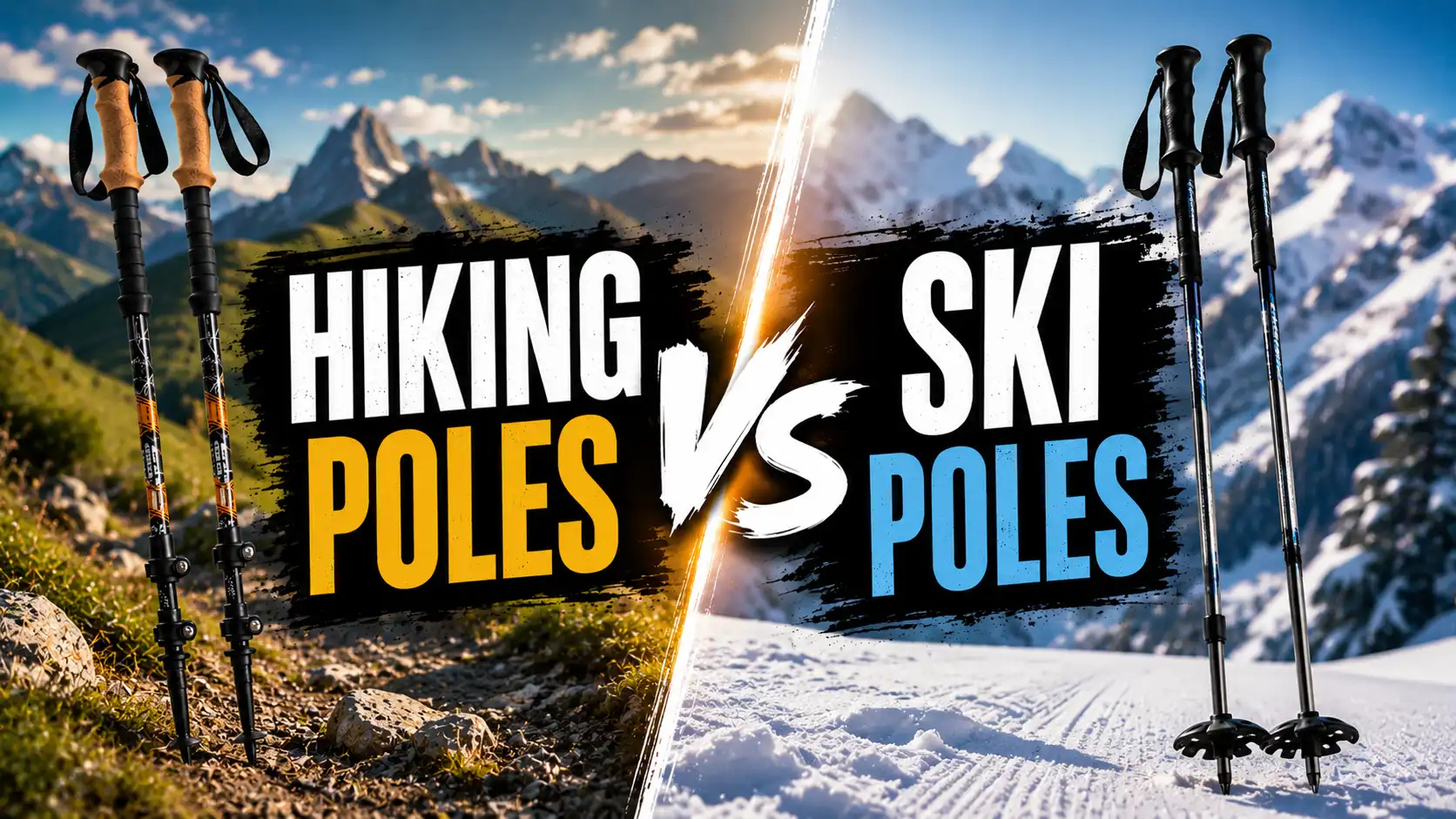 Hiking Poles Vs Ski Poles