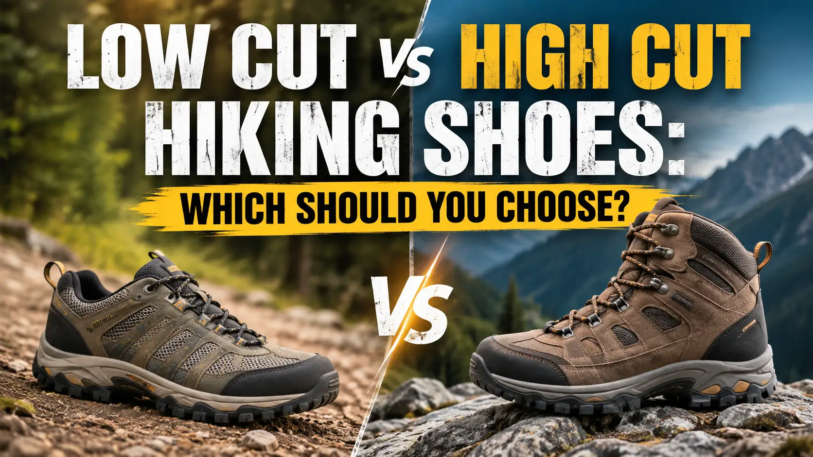 Low Cut vs High Cut Hiking Shoes